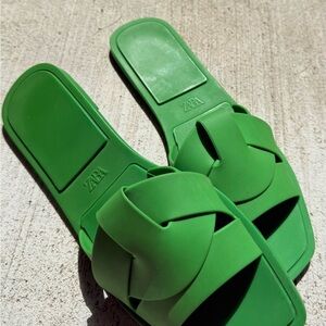 Green Zara Sandals